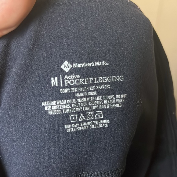 Members Mark Capri Legging With Pockets - Picture 5 of 5